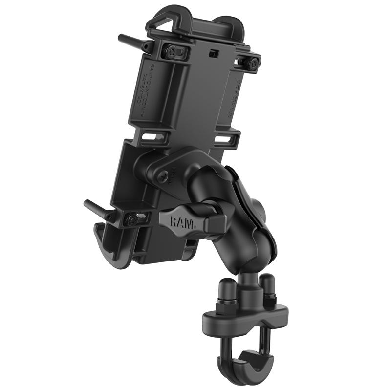 RAM® Quick-Grip™ XL Phone Mount with Handlebar U-Bolt Base - LRL Motors