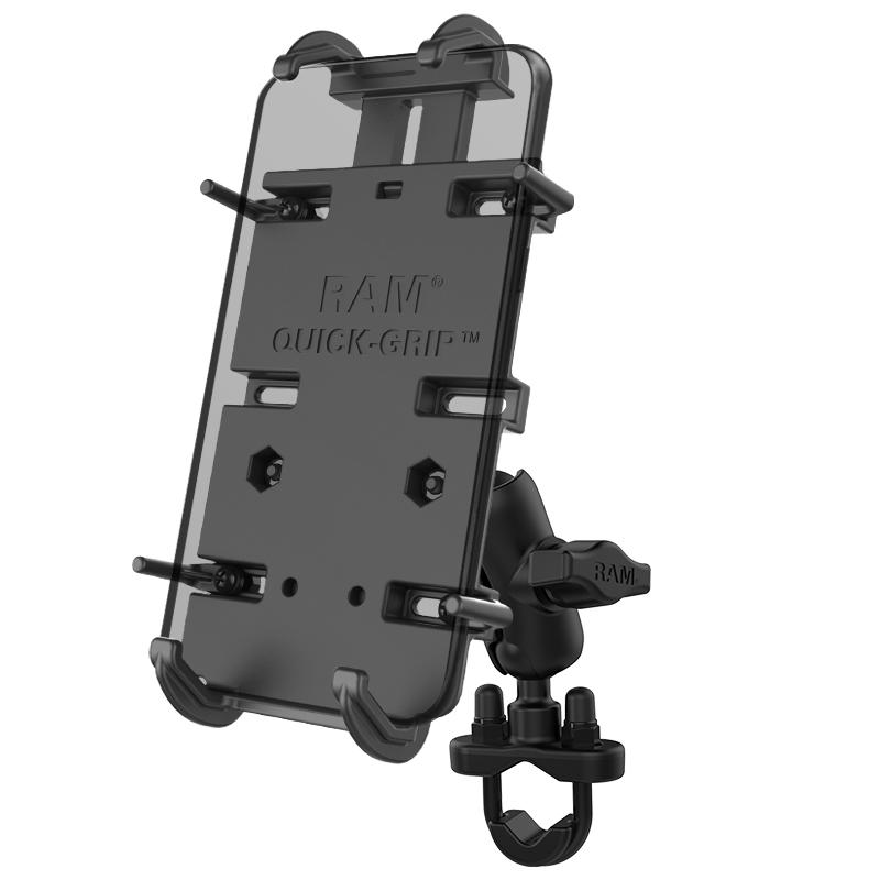 RAM® Quick-Grip™ XL Phone Mount with Handlebar U-Bolt Base - LRL Motors