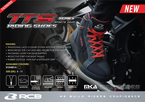 RCB - Limited Edition Premium Riding Shoes - LRL Motors