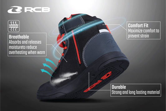 RCB - Limited Edition Premium Riding Shoes - LRL Motors