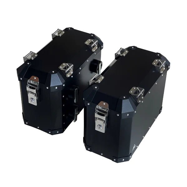 RE Himalayan 450 - Auto engina 72 Ltr Panniers(Black) - LRL Motors