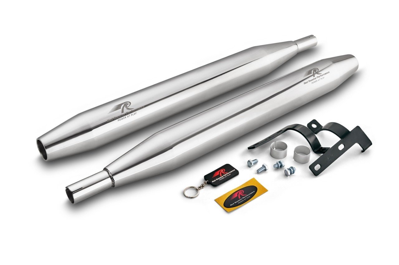 Red Rooster Performance Exhaust Celesta for Jawa Motorcycle - LRL Motors