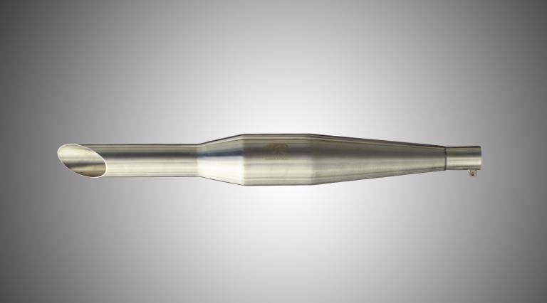Red Rooster Performance Rumbler Exhaust- Matte Finish Unibody for - Royal Enfield Classic/ Thunderbird/ Standard - LRL Motors