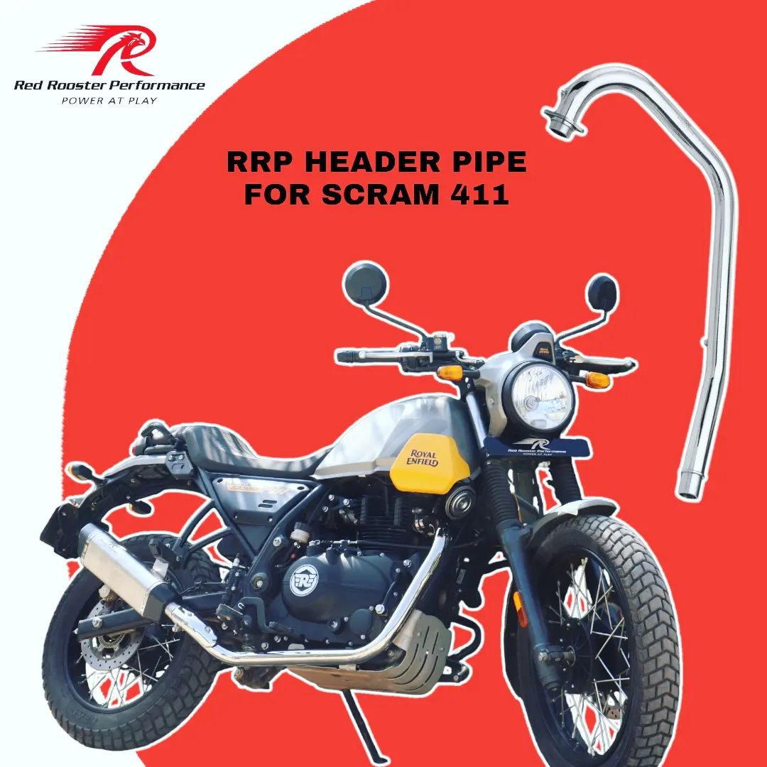 Red Rooster Royal Enfield Himalayan/Scram Header Pipe - LRL Motors