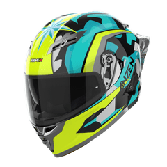 Ridex titanium anzen glossy helmet - LRL Motors