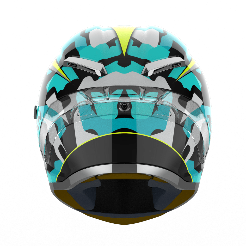 Ridex titanium anzen glossy helmet - LRL Motors