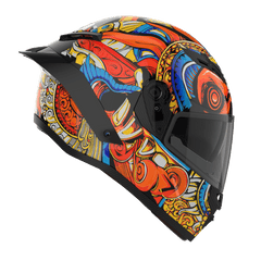 Ridex titanium diabo glossy helmet - LRL Motors