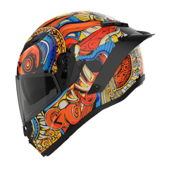 Ridex titanium diabo glossy helmet - LRL Motors