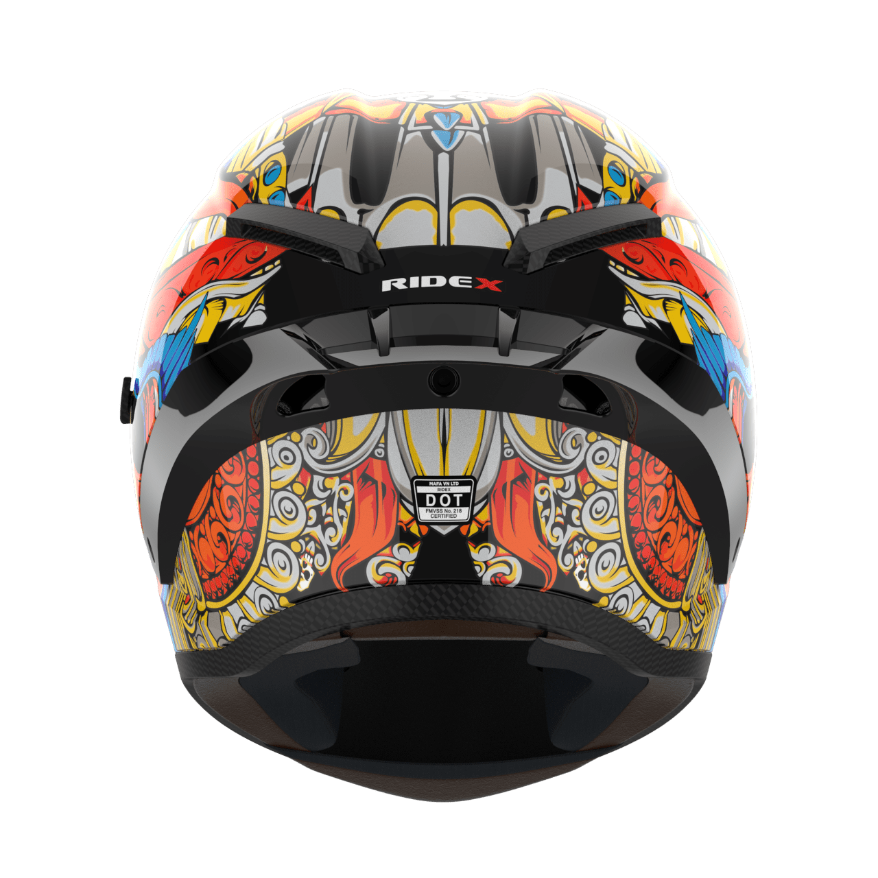 Ridex titanium diabo glossy helmet - LRL Motors