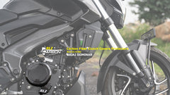 RLZ - Carbon Fiber Clutch Cover Protector Pro (Right Side Only) for Bajaj Dominar - LRL Motors