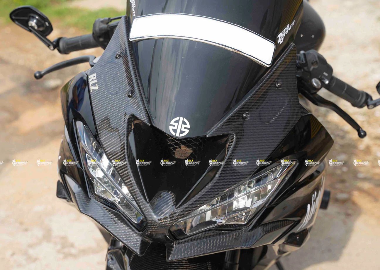 RLZ Carbon Fiber Front Headlight Fairing for Kawasaki ZX6R - LRL Motors