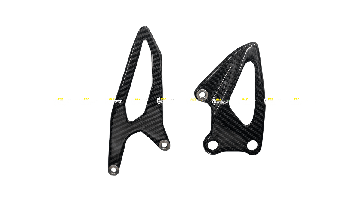 RLZ Carbon Fiber Heel Guards for Yamaha R1 2015+ - LRL Motors