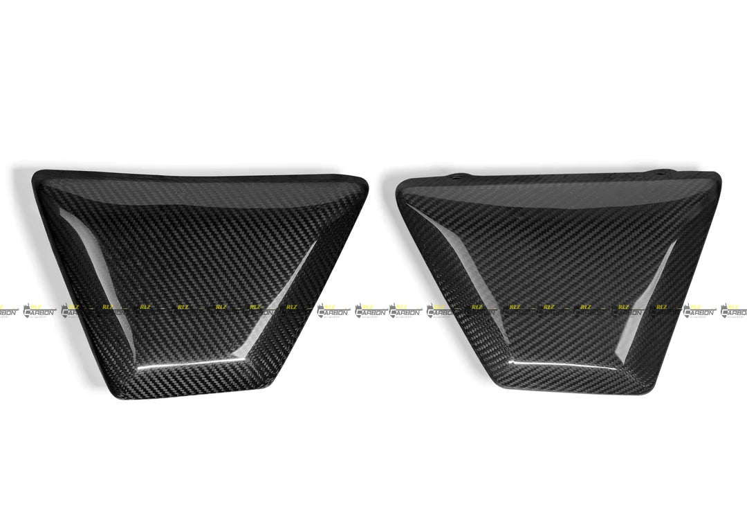 RLZ Carbon Fiber Side Panel Covers for Royal Enfield Interceptor 650 - LRL Motors