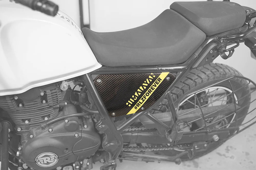 RLZ Carbon Fiber Side Panels for Royal Enfield Himalayan - LRL Motors