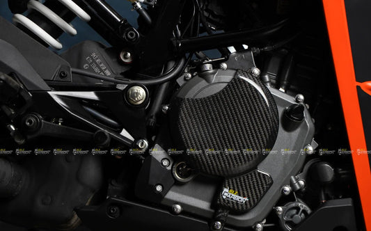 RLZ Motorsports Carbon Fiber Clutch Cover Protector for KTM RC 390 2018+ - LRL Motors