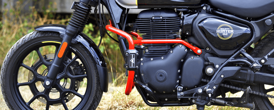 Royal Enfield Hunter 350 auto engina Crash guard - LRL Motors