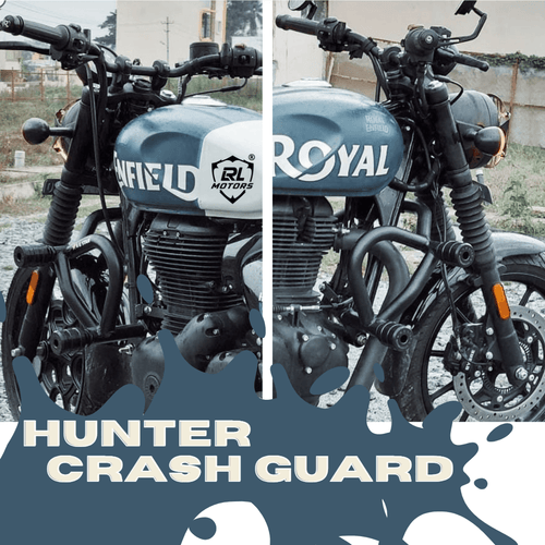 Royal Enfield Hunter 350 Four slider Crash guard - LRL Motors