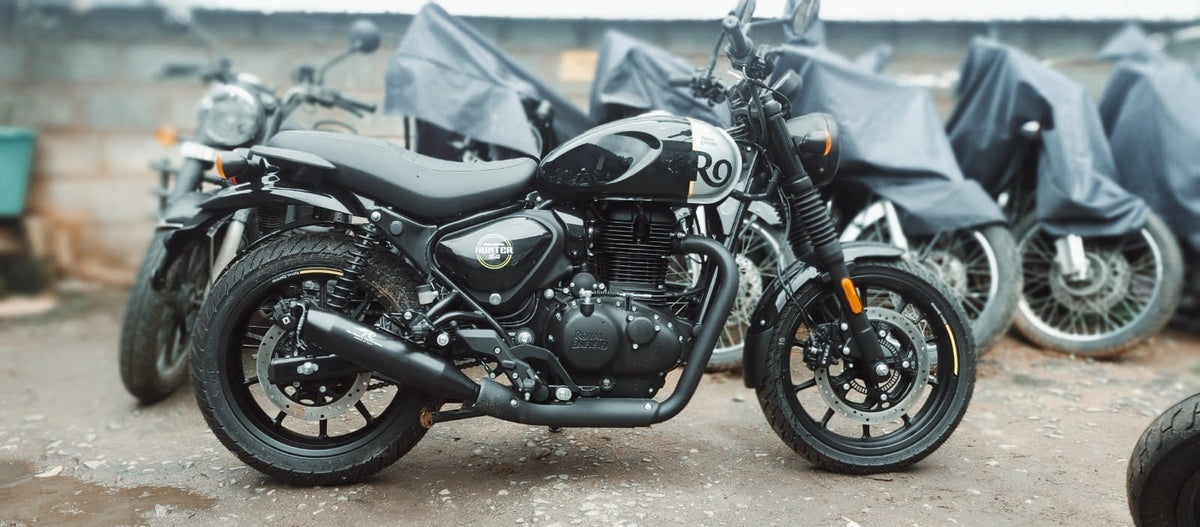 Royal Enfield Hunter 350 Red Rooster Performance Rumbler Max Exhaust - LRL Motors