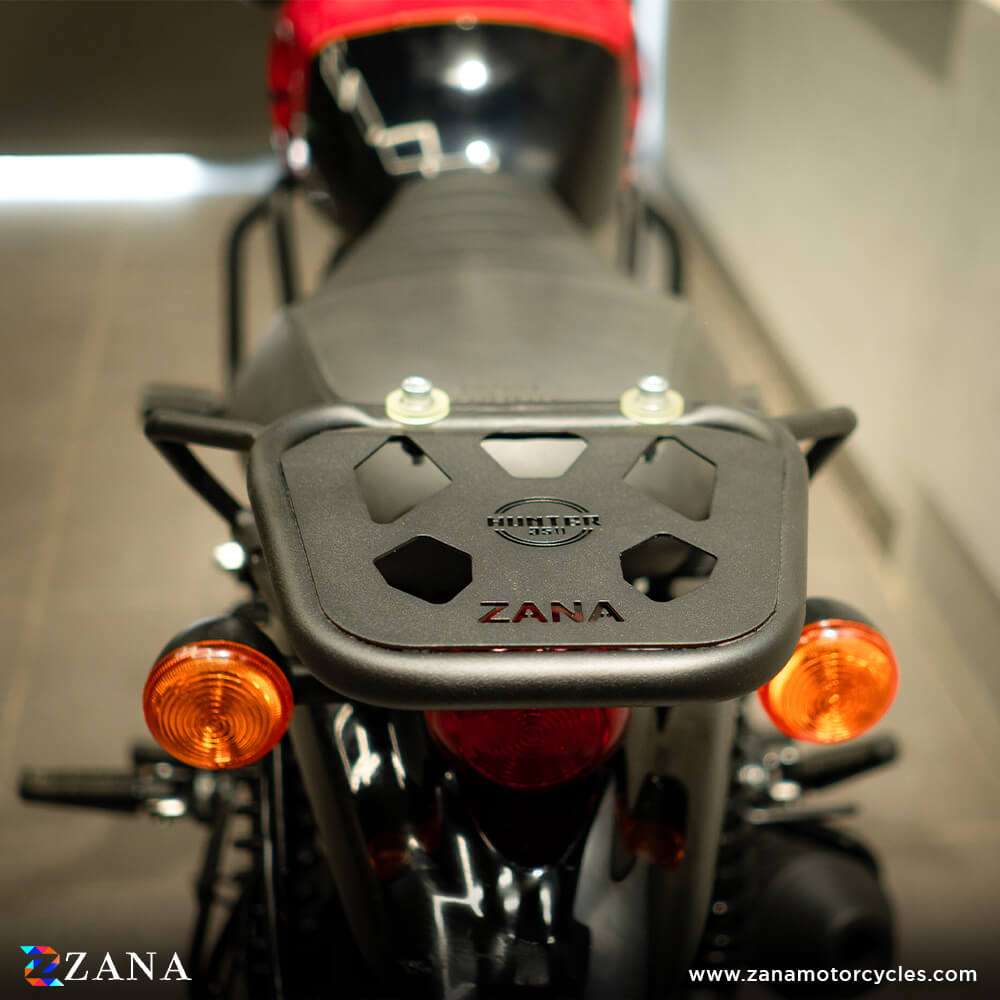 Royal Enfield Hunter 350 Zana Back carrier with plate W-1 - LRL Motors