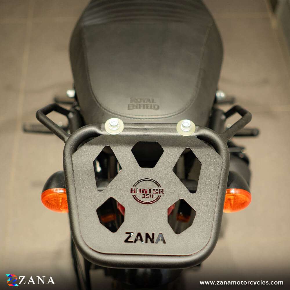 Royal Enfield Hunter 350 Zana Back carrier with plate W-1 - LRL Motors