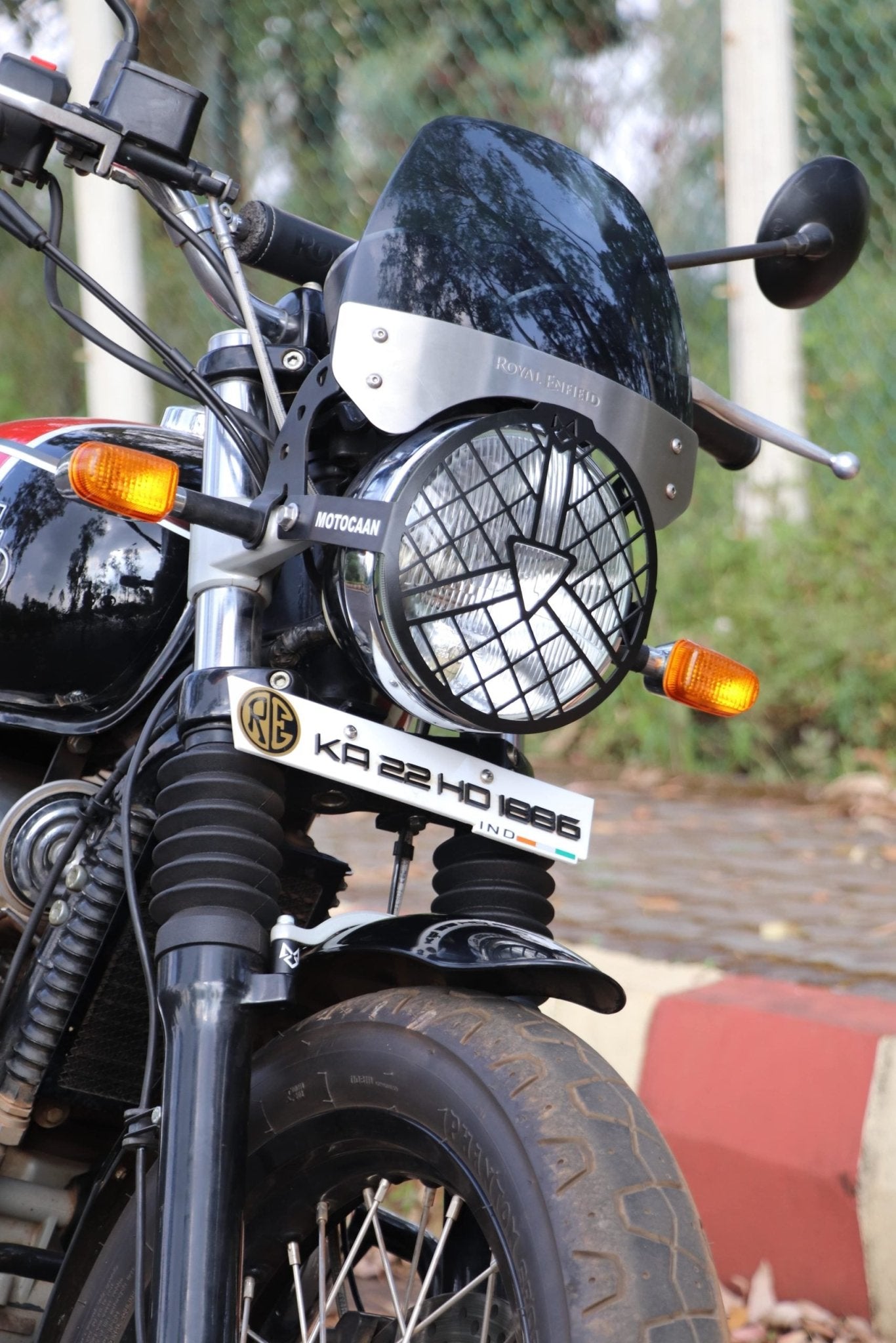 Royal Enfield interceptor 650 motocaan Headlight Grill - LRL Motors