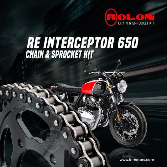 Royal Enfield Interceptor 650 Rolon chain sprocket kit - LRL Motors