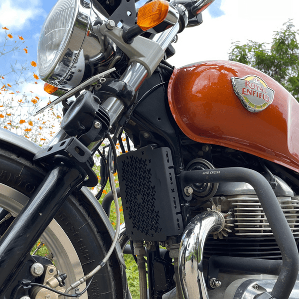 Royal Enfield Interceptor auto engina Radiator guard - LRL Motors