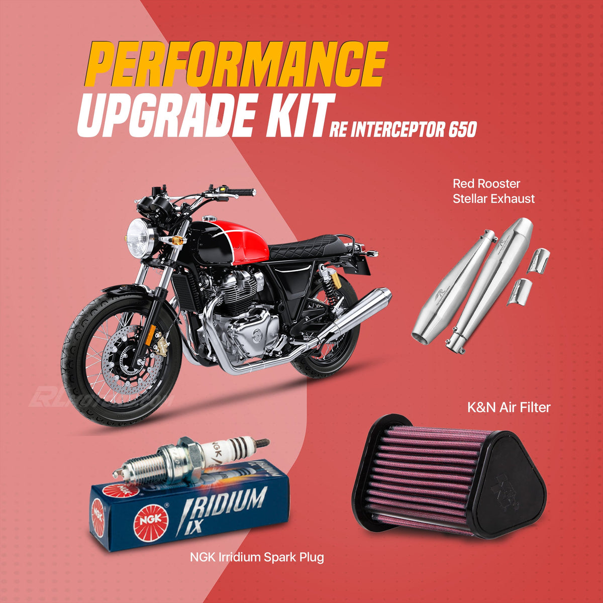 Royal Enfield interceptor / GT 650 Performance upgrade kit 2 - LRL Motors
