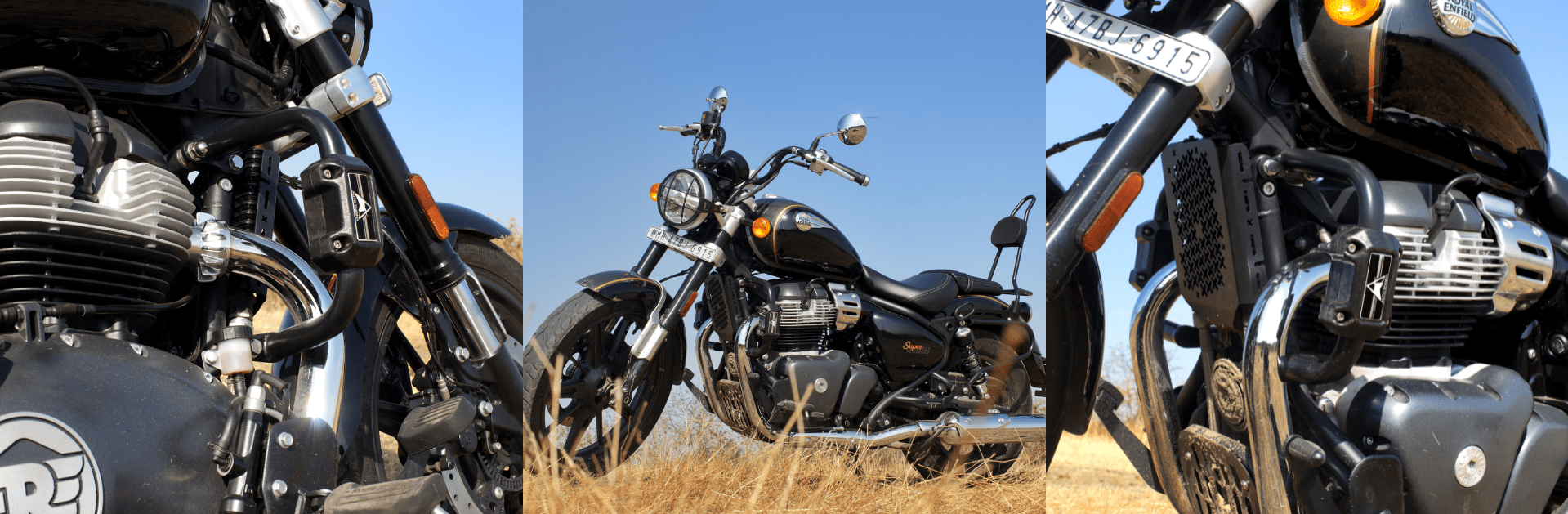 Royal Enfield Super Meteor 650 auto engina crash guard - LRL Motors