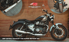 Royal Enfield Super Meteor 650 Red Rooster Astral Exhaust - LRL Motors