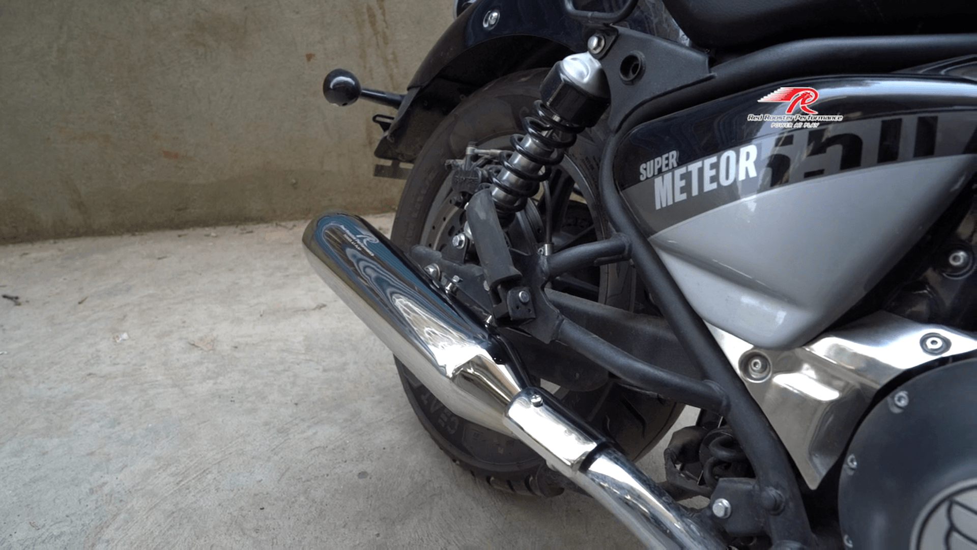 Royal Enfield Super Meteor 650 Red Rooster Astral Exhaust - LRL Motors