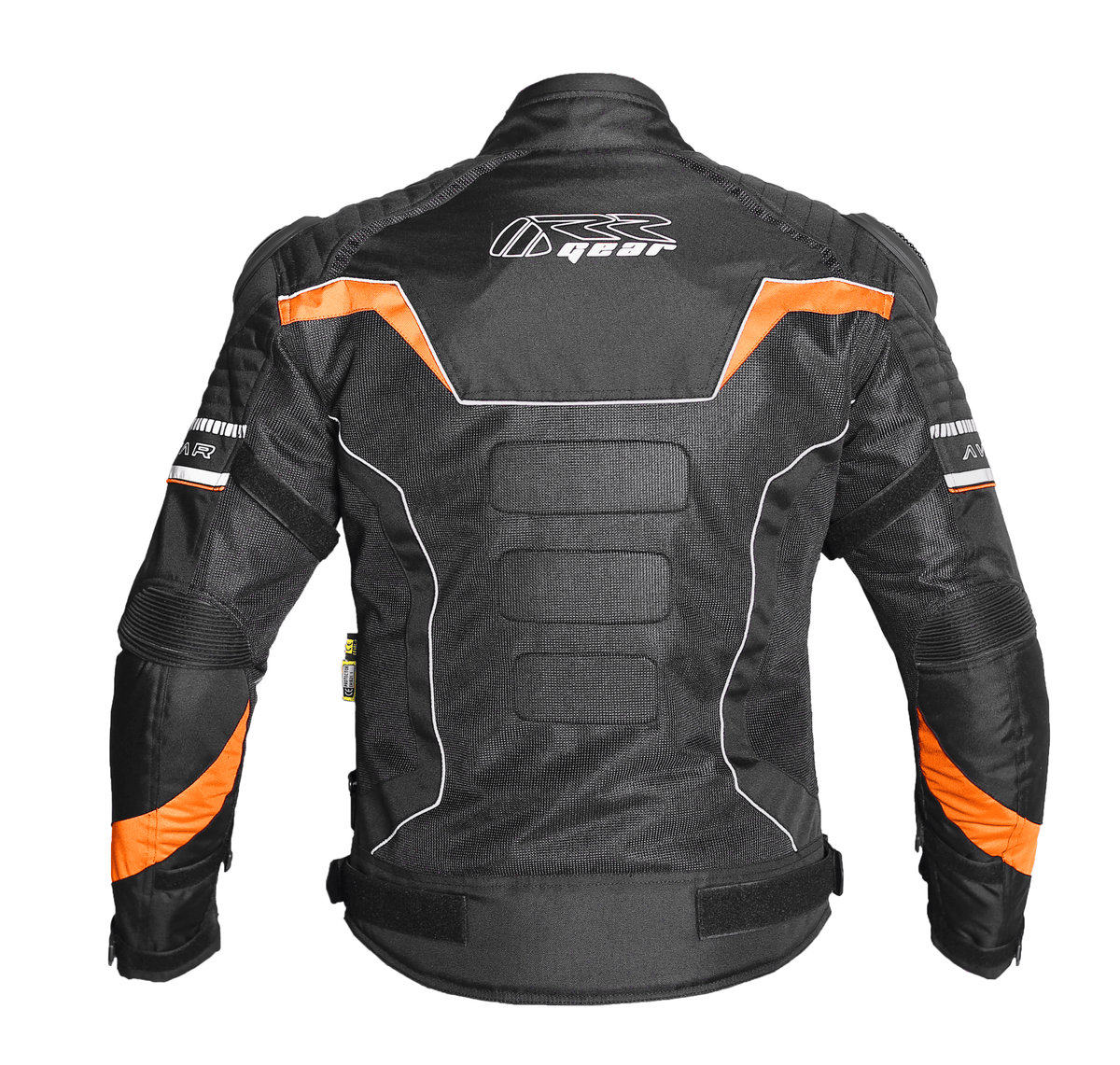 RR Gears Avatar Riding Jacket – Black/Orange - LRL Motors