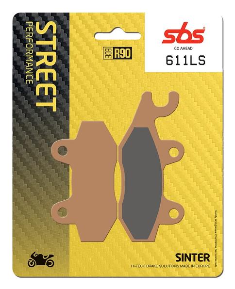 SBS 611LS Sintered Rear Brake Pads for Bonneville / Street / Tiger - LRL Motors