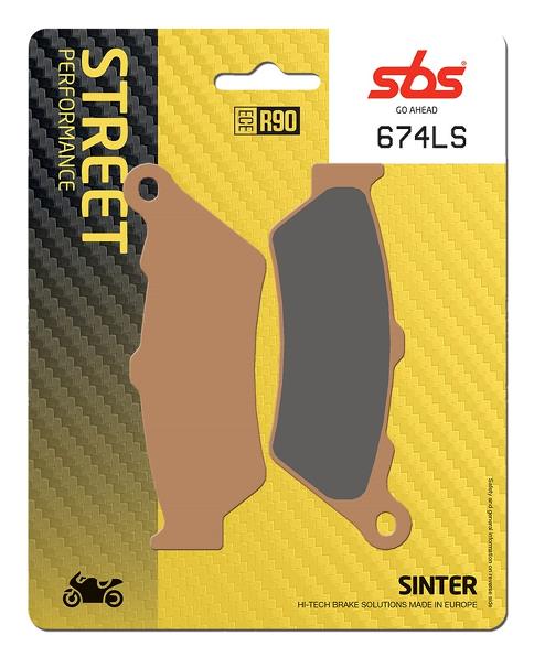 SBS 674LS Sintered Rear Brake Pads for Aprilla / Ducati / BMW - LRL Motors