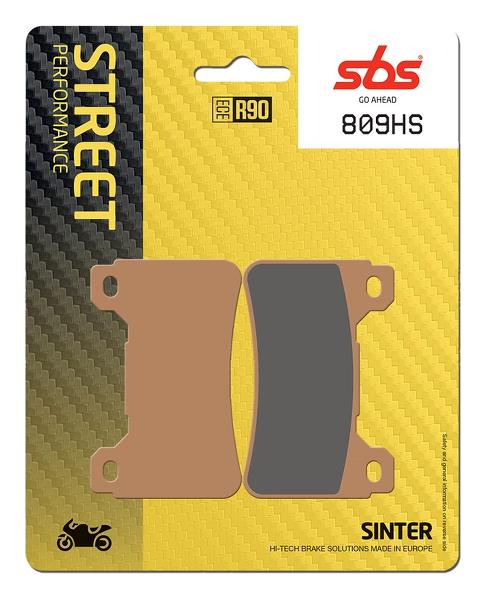 SBS 809HS Sintered Front Brake Pads for Honda - LRL Motors