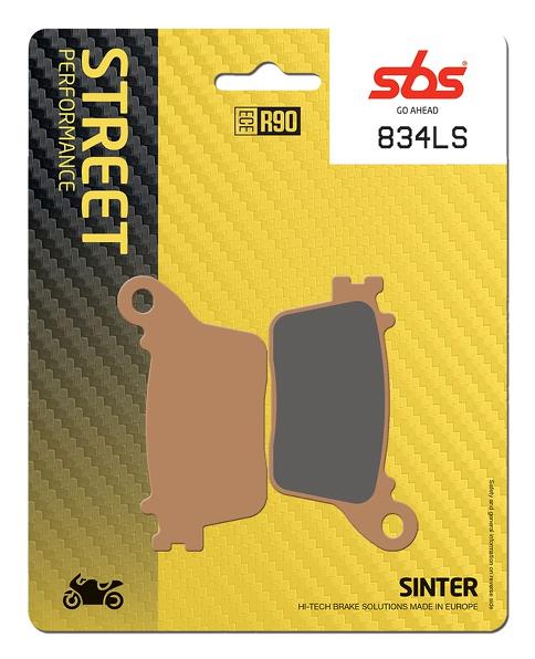 SBS 834LS Sintered Rear Brake Pads for Honda / Kawasaki - LRL Motors