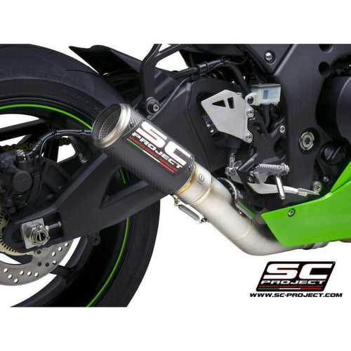 SC PROJECT CR-T CARBON EXHAUST FOR KAWASAKI ZX10R(2021-22) - LRL Motors