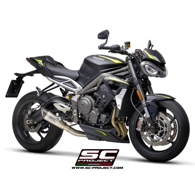 SC PROJECT S1 EXHAUST FOR TRIUMPH STREET TRIPLE 765 - LRL Motors