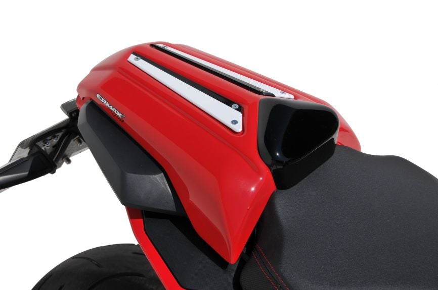 seat cowl (with top plate aluminium anodized ) ermax for cbr 650 r 2019 -2020, red 2019/2020(grand price red [r380] ) -Ermax - LRL Motors