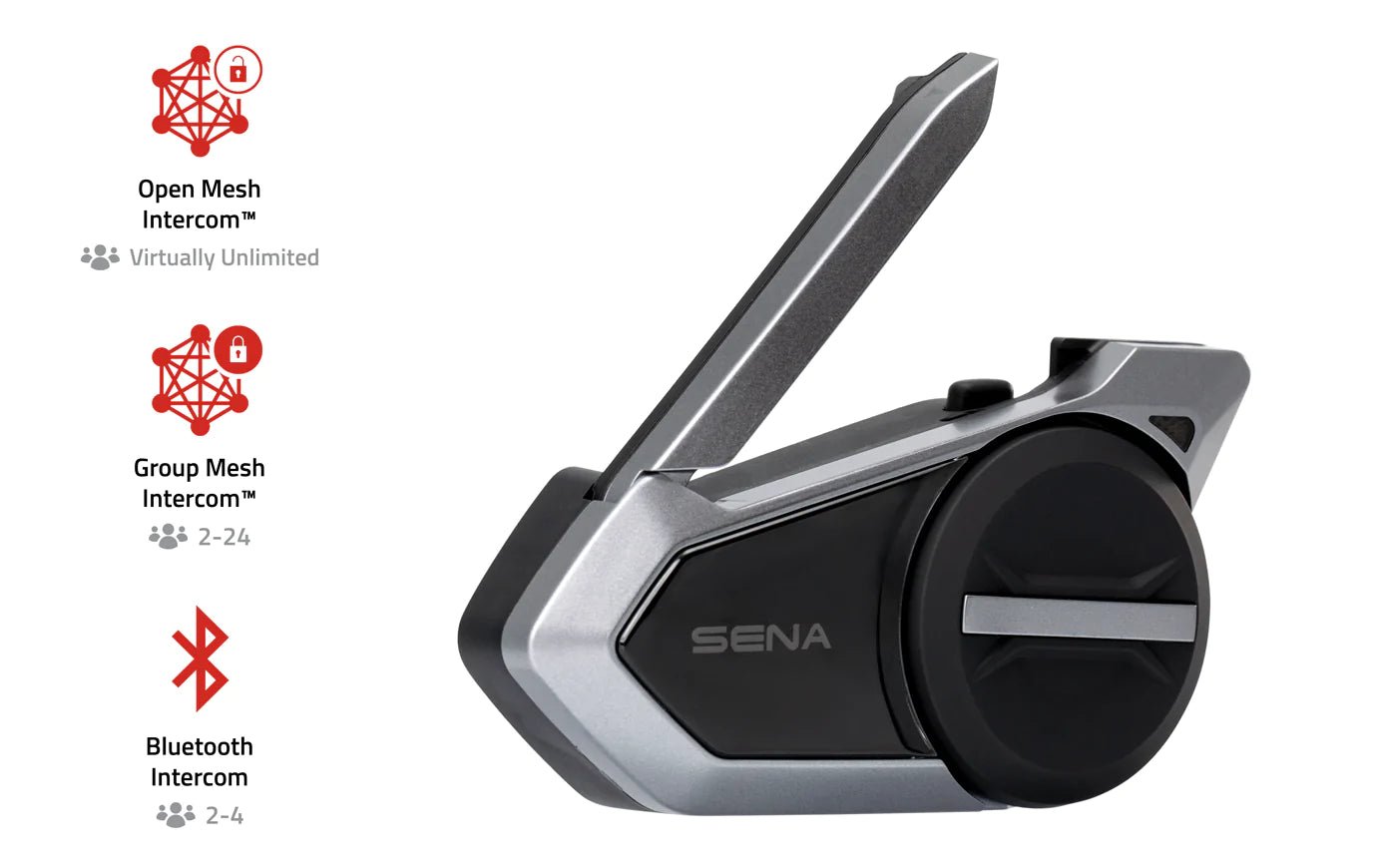 Sena 50S Bluetooth Headset Dual Pack With Harman Kardon Speakers