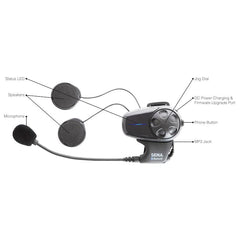 Sena SMH-10 Bluetooth Headset - LRL Motors