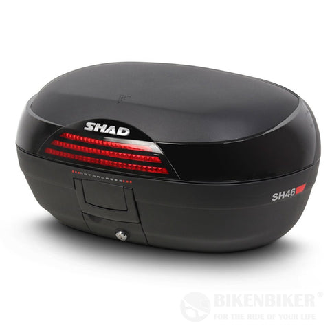 SHAD - SH46 Top Case - BLACK RED - LRL Motors