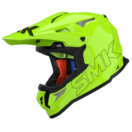 SMK Allterra Hi Viz Yellow Gloss (HV420) OFF ROAD HELMET - LRL Motors