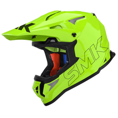 SMK Allterra Hi Viz Yellow Gloss (HV420) OFF ROAD HELMET - LRL Motors