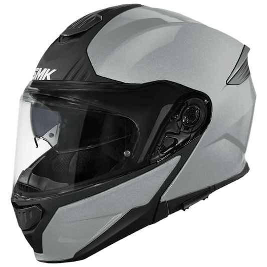 SMK Gullwing Unicolour Grey Helmet - LRL Motors