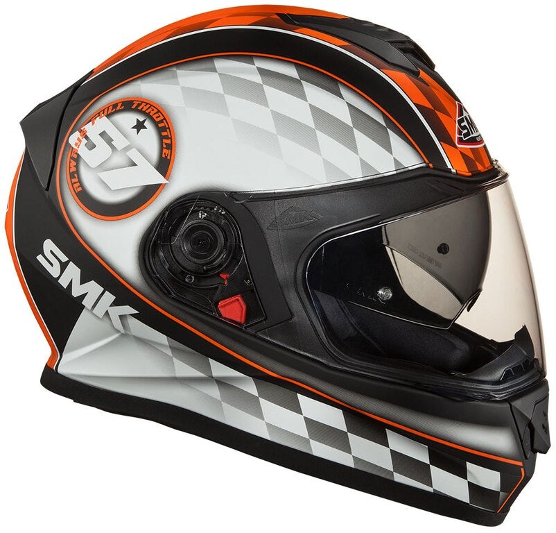 SMK TWISTER BLADE (XL, MAT BLACK/ORANGE) - LRL Motors