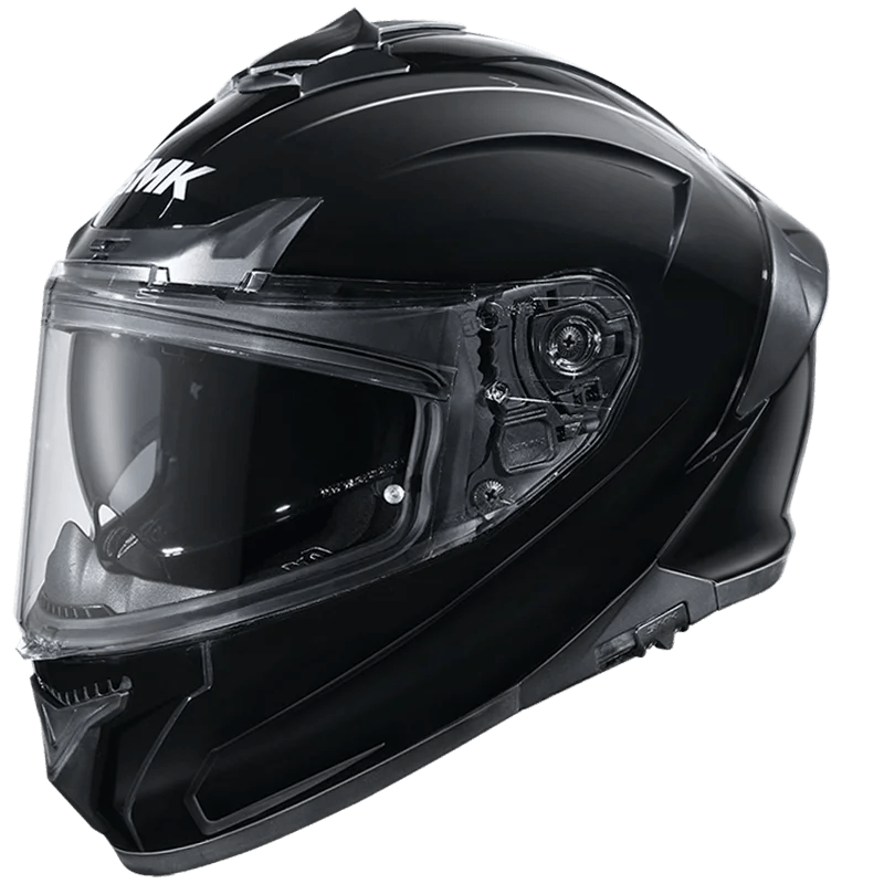 SMK Typhoon Gloss Black (GL200) Helmet - LRL Motors