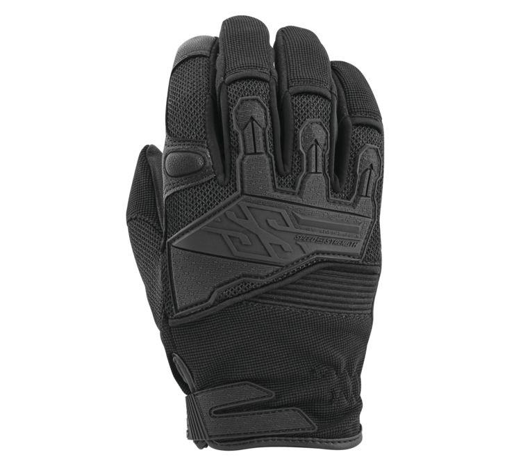 Speed and Strength Men's Hammer Down Leather-Mesh Gloves - LRL Motors