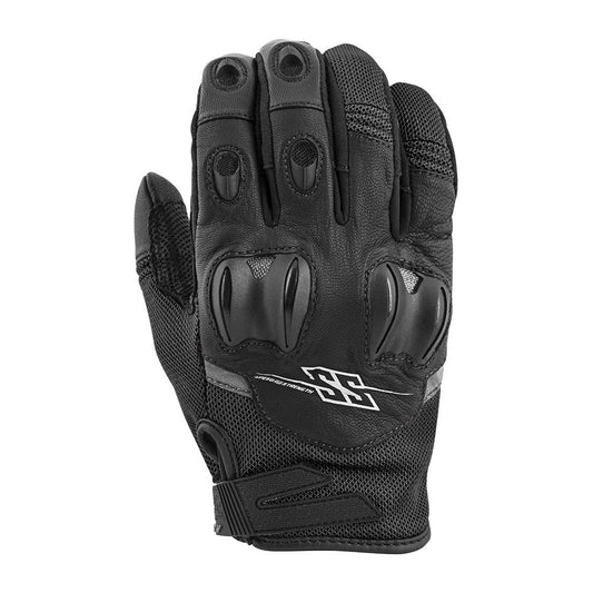 Speed and Strength Men's Power and the Glory Leather-Mesh Gloves - LRL Motors