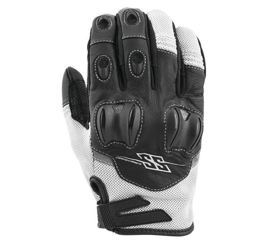 Speed and Strength Men's Power and the Glory Leather-Mesh Gloves - LRL Motors